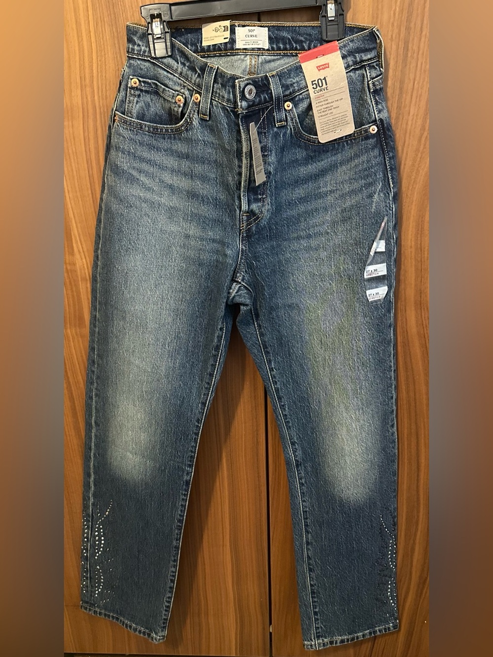 Levi's 501 Curve Rhinestone Jeans